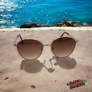 ChiliBeans Gold Rimmed Sunglasses